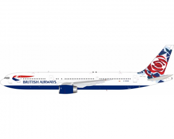British Airways B767-300ER Chelsea Rose, w/stand G-BNWB 1:200 Scale B Models B-763-BA-NWB