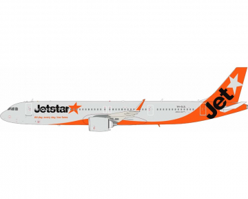 Jetstar A321 w/stand VH-OLQ 1:200 Scale B Models B-A321-JQ-LQ