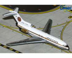 Mexicana B727-100 Azteca de Oro, polished belly XA-SEJ 1:400 Scale Geminijets GJMXA2351