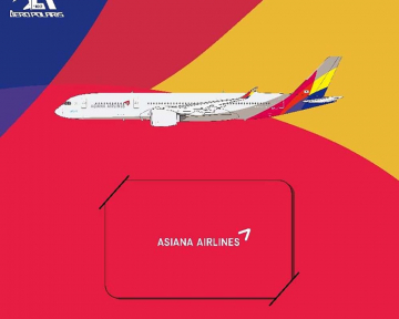 Asiana A350-900 HL8383  1:400 Scale Aero Polaris HA3590007