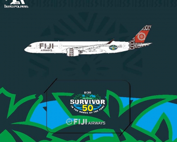 Fiji Airways "Survivor 50" A350-900 DQ-FAM  1:400 Scale Aero Polaris HA3590010