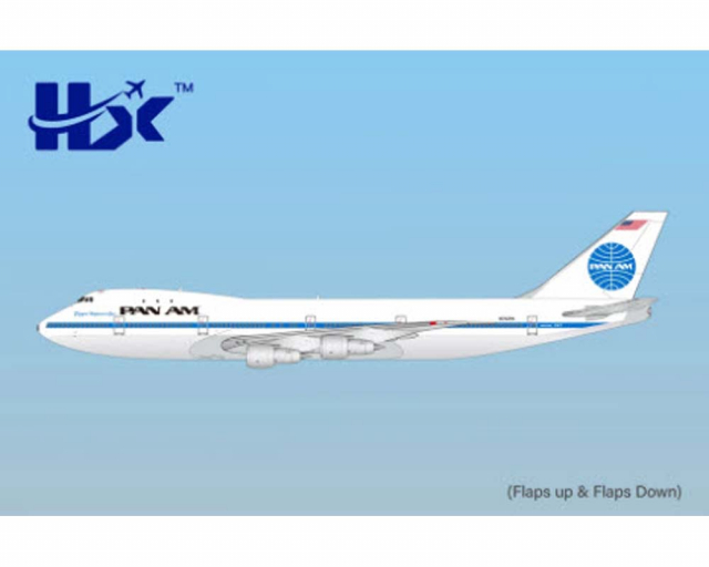 希少 PAN AM B747-100 N742PA 初期塗装 1/400 HX www.JetCollector.com: Pan Am B747-100 Clipper Neptunes Car, w