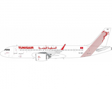 Tunis Air A320 w/stand TS-IMY 1:200 Scale Inflight IF320TU0926