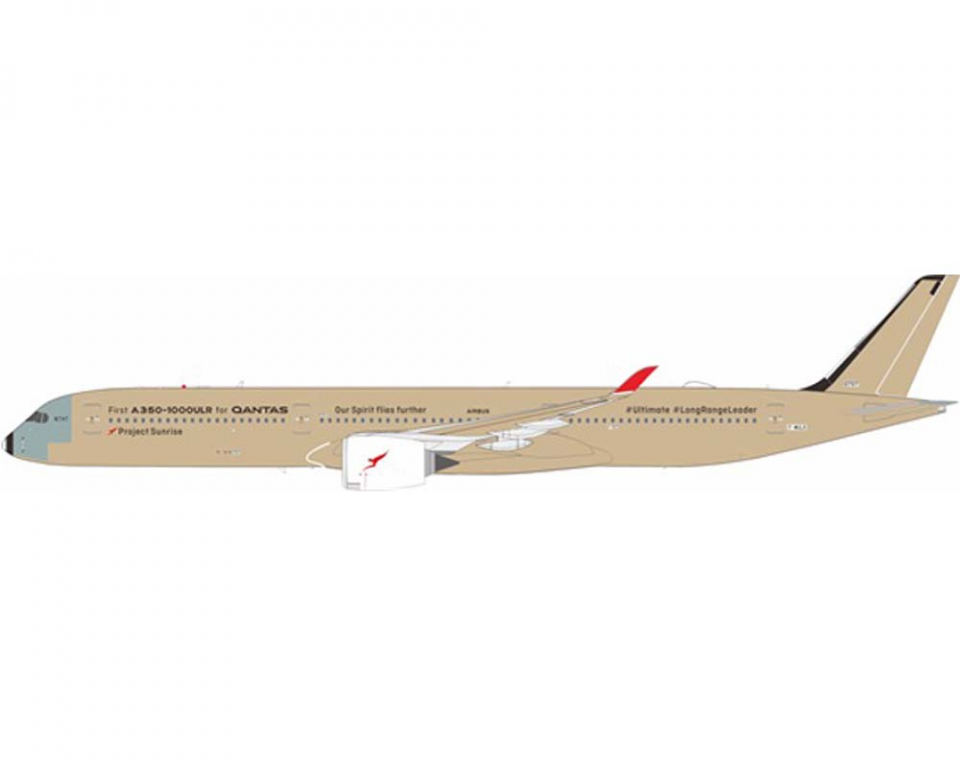 www.JetCollector.com: Qantas A350-1000ULF First Flight. w/stand F