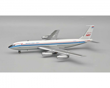 Boeing House Colors B707-100 polished, w/stand N708PA 1:200 Scale Inflight IF701BOEING1025P
