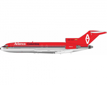 Avianca B727-59 w/stand HK-1337 1:200 Scale Inflight IF721AV0726P