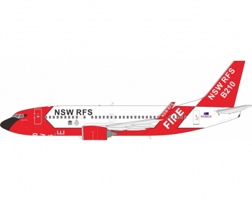 NSW Rural Fire Service B737-300 w/stand N138CG 1:200 Scale Inflight IF733RFS138CG