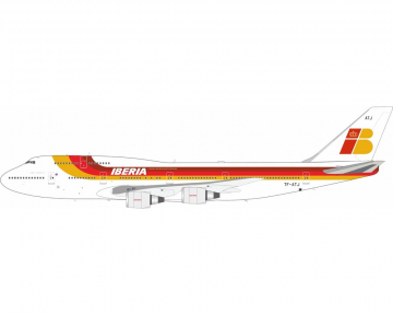 Iberia B747-300 (Air Atlantic) magnetic, w/stand TF-ATJ 1:200 Scale Inflight IF743IB0426