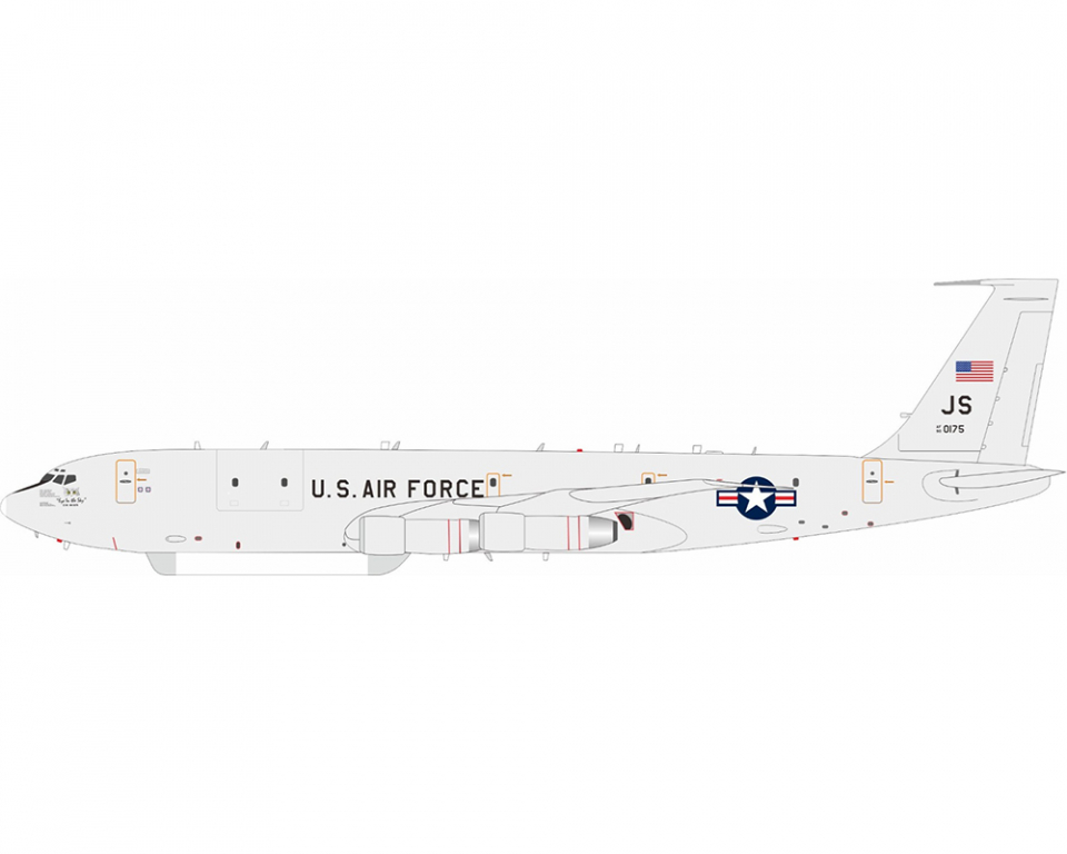 航空機・ヘリコプター U.S. AIR FORCE Boeing E-8C J-STAR 1:200 www.JetCollector.com: USAF E-8C J-Stars w/stand 90-0175 1:200