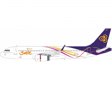 Thai Smile A320 w/stand HS-TXQ 1:200 Scale JFox JF-A320-067L