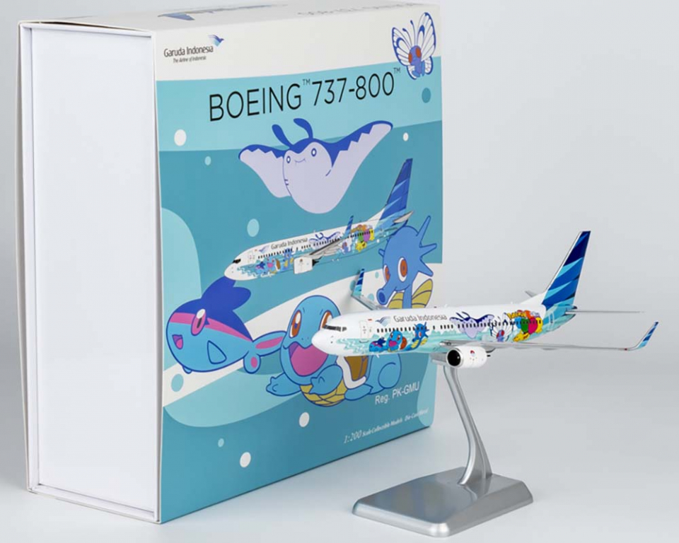 www.JetCollector.com: Garuda B737-800 Pikachu Jet GA #1 PK-GMU 1
