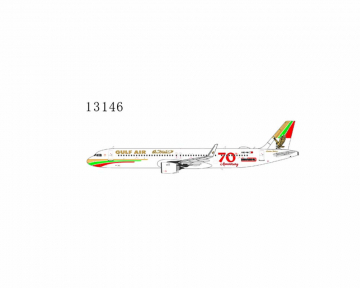 Gulf Air A321neo 70th Anniversary livery A9C-NB 1:400 Scale NG13146