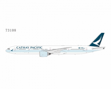 Cathay Pacific B777-300ER large titles; "80 Years Together" sticker B-KPO 1:400 Scale NG73108