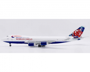 British Airways Cargo B747-400F (Atlas Air) Chelsea Rose, w/stand N495MC 1:200 Scale JC Wings SA2008