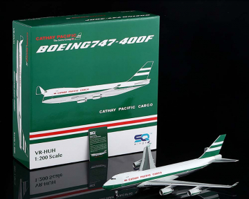Cathay Pacifc Cargo B747-400F Flaps Down VR-HUH 1:200 Scale SQ Wings SQ-L2130FD
