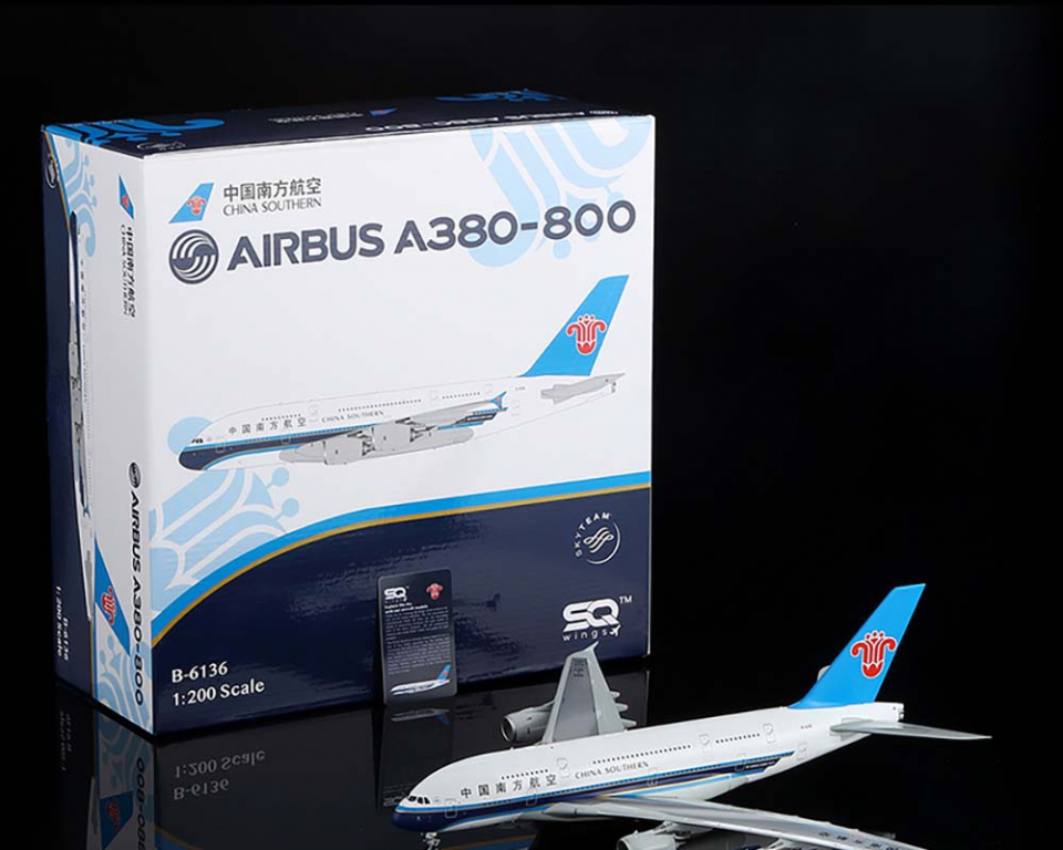 www.JetCollector.com: China Southern A380 B-6136 1:200 Scale SQ