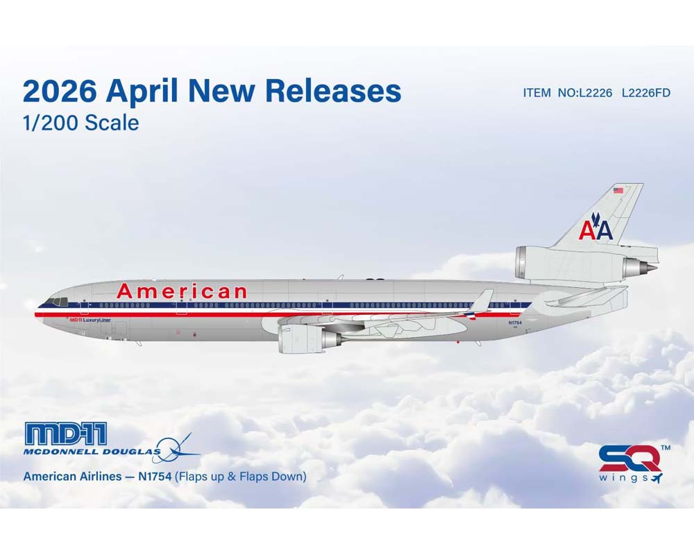 www.JetCollector.com: American Airlines MD-11 flaps down N1766A 1