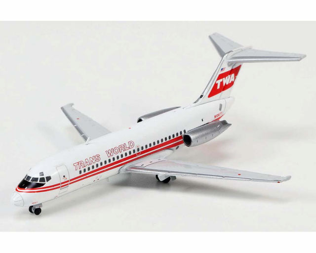 www.JetCollector.com: TWA DC-9-15 N1067T 1:400 Scale V1 V1-400009