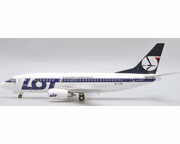 Lot Polish B737-500 w/stand SP-LKD 1:200 Scale JC Wings XX20238