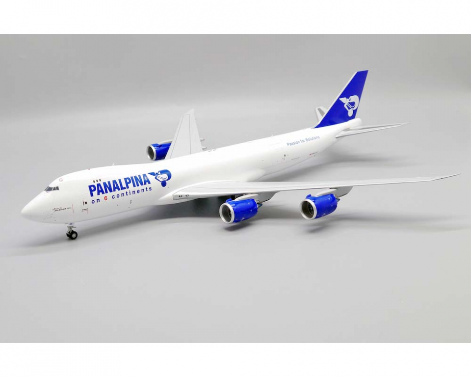 ❶　1/400　アトラス航空 PANALPINA B747-8F N850GT www.JetCollector.com: Panalpina B747-8F w/stand N851GT 1:200 Scale