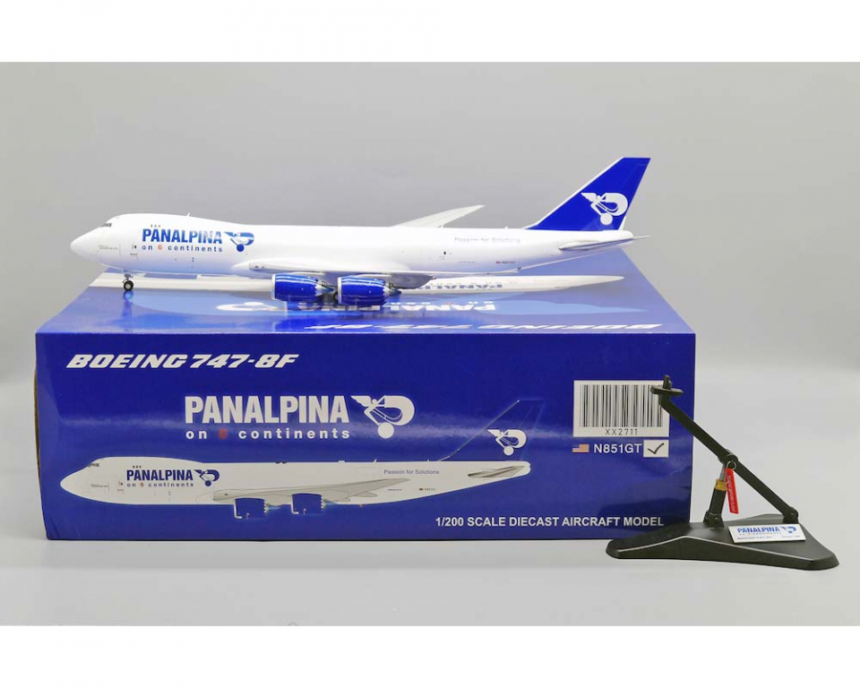 www.JetCollector.com: Panalpina B747-8F w/stand N851GT 1:200 Scale