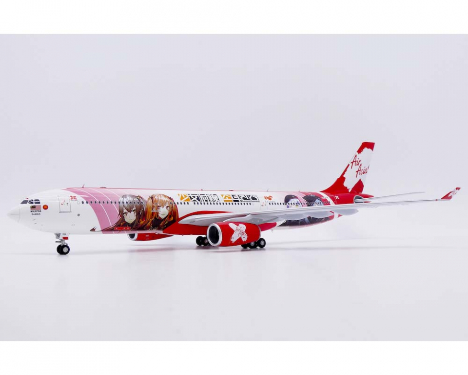www.JetCollector.com: Air Asia X A330-300 Girls Fronline, w/stand