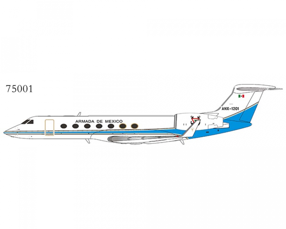 www.JetCollector.com: NG MODELS MEXICAN NAVY GULFSTREAM G550 ANX