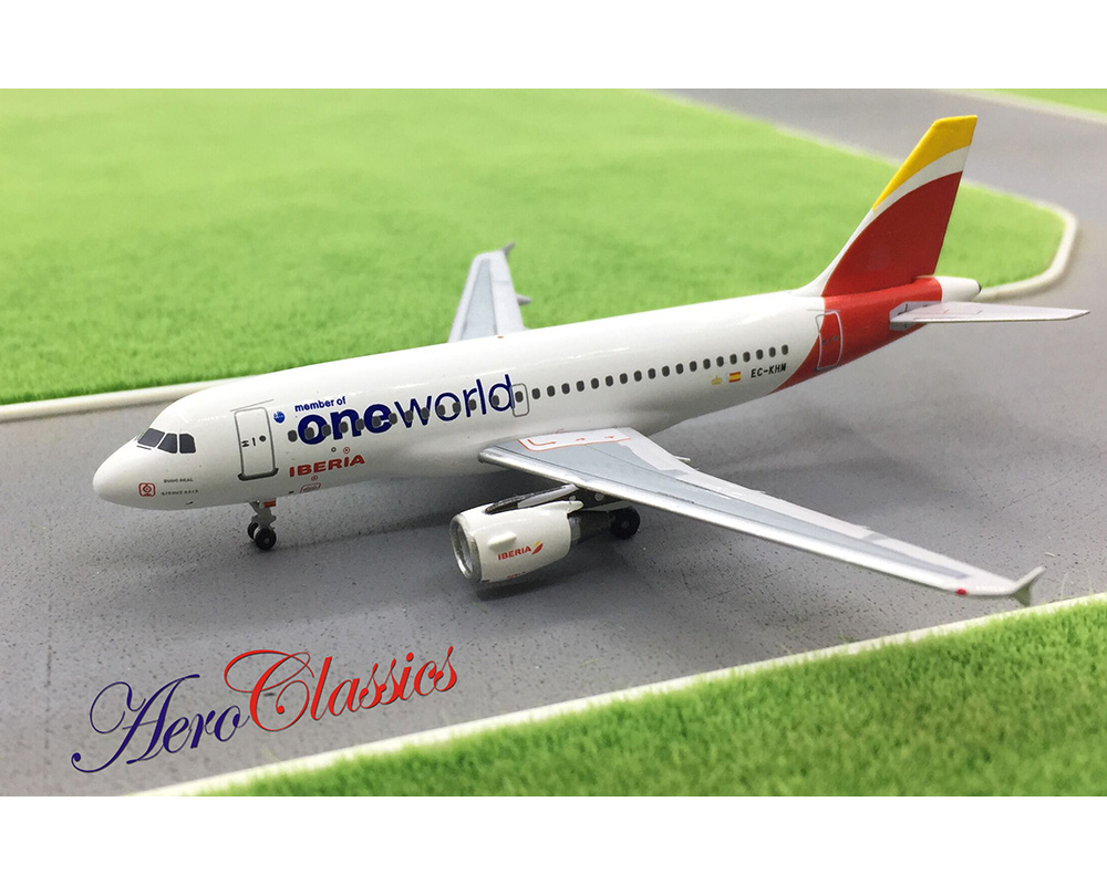 www.JetCollector.com: AEROCLASSICS IBERIA A319 ONE WORLD EC-KHM 1