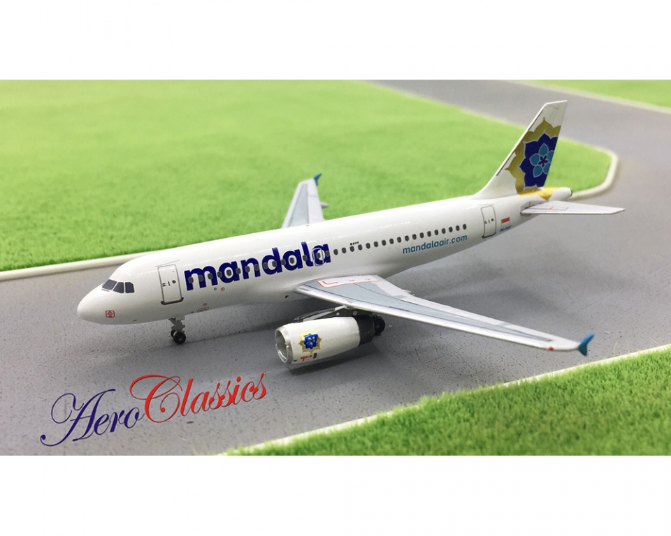 www.JetCollector.com: AEROCLASSICS MANDALA AIRLINES A319 PK-RMF 1