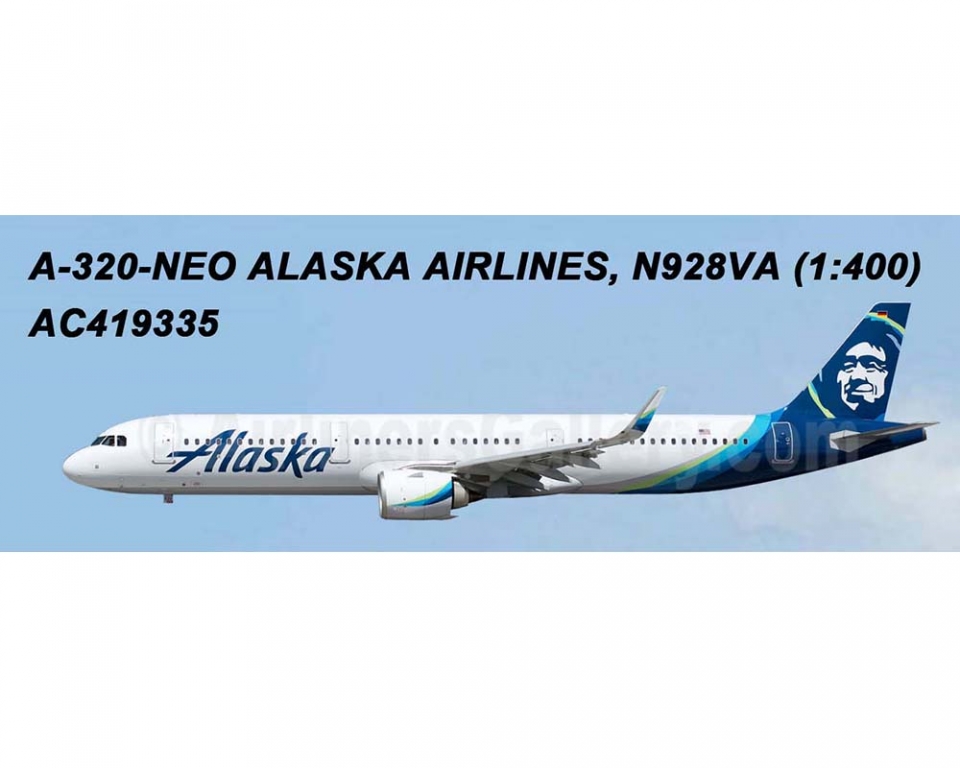 www.JetCollector.com: AEROCLASSICS ALASKA AIRLINES A321neo N928VA
