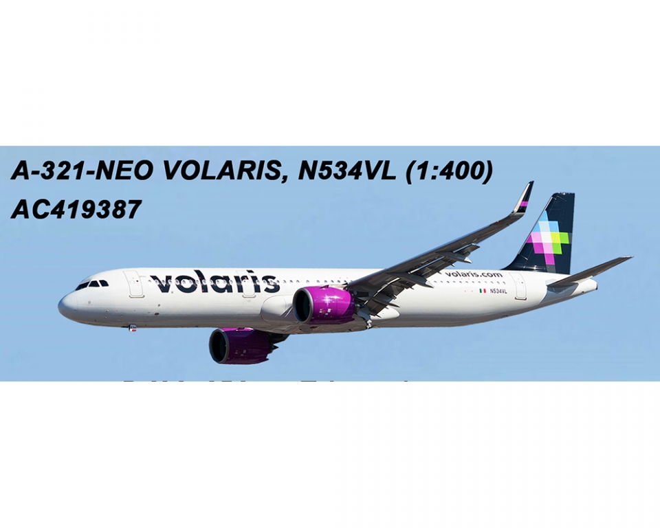 www.JetCollector.com: Volaris A321neo N534VL 1:400 Scale