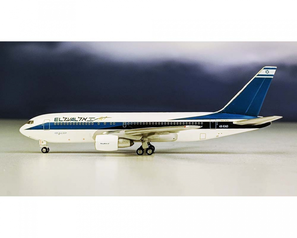 www.JetCollector.com: El Al B767-200 w/Stairs 4X-EAD 1:400 Scale