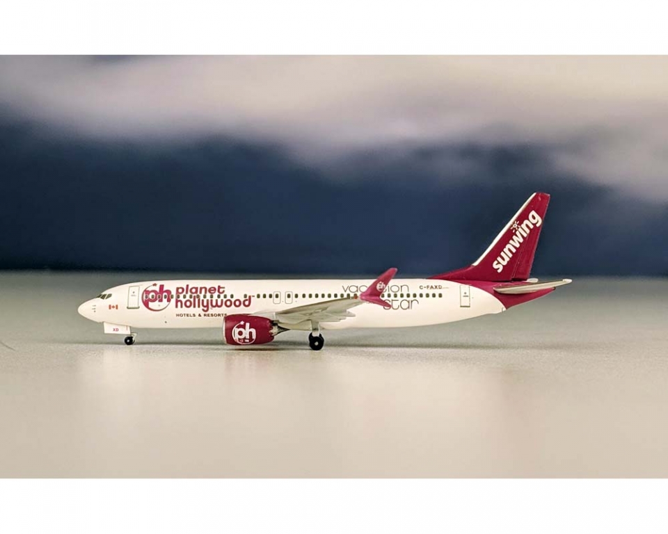 www.JetCollector.com: Sunwing B737 MAX8 Planet Hollywood Resorts C
