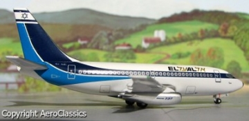 El-Al B737-200 4X-ABL 1:400 Scale Aeroclassics ACELY032007