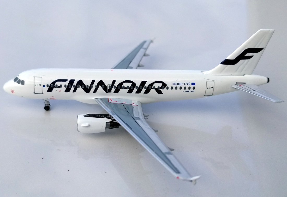 www.JetCollector.com: Finnair A319 OH-LVC 1:400 Aeroclassics AVFIN1215
