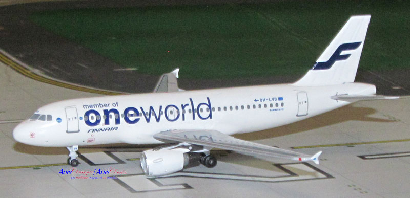 www.JetCollector.com: Finnair One World A319 OH-LVD 1:400
