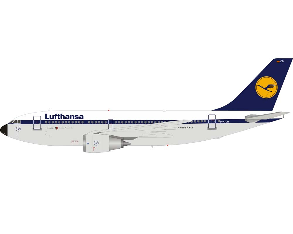 www.JetCollector.com: INFLIGHT LUFTHANSA A310 w/stand D-AICB 1:200