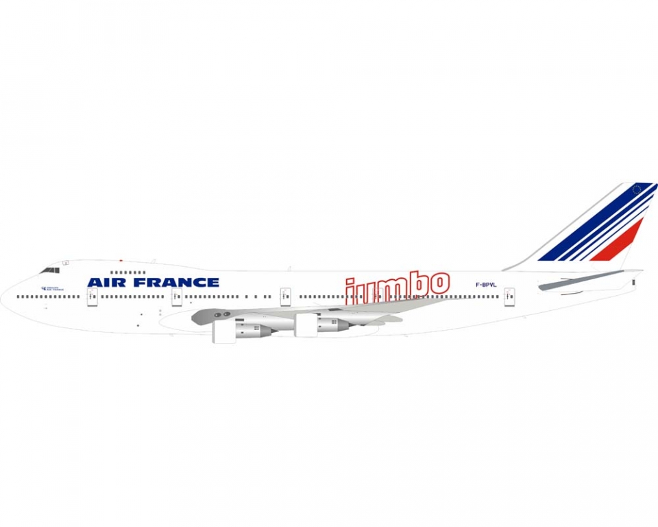 www.JetCollector.com: B MODELS AIR FRANCE B747-100 JUMBO W/STAND F