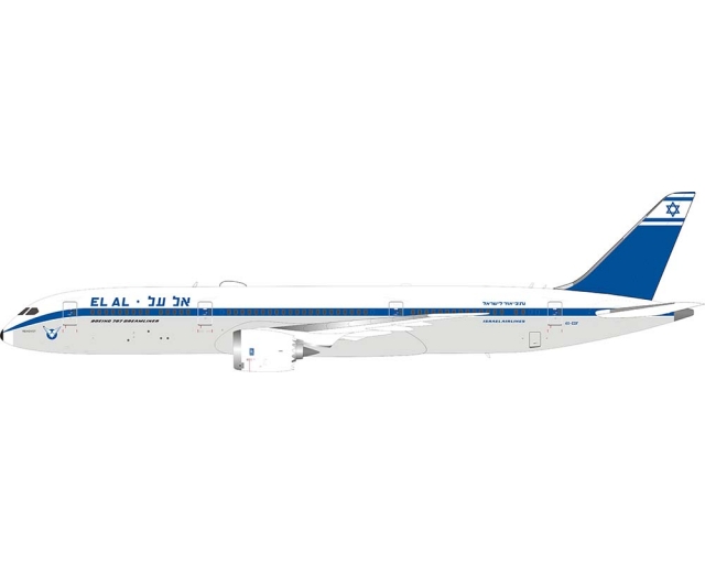 【Yuichi☆】エルアル航空 ボーイング787-9 1/200 www.JetCollector.com: INFLIGHT EL AL Retro B787-9 W/STAND 4X-EDF 1