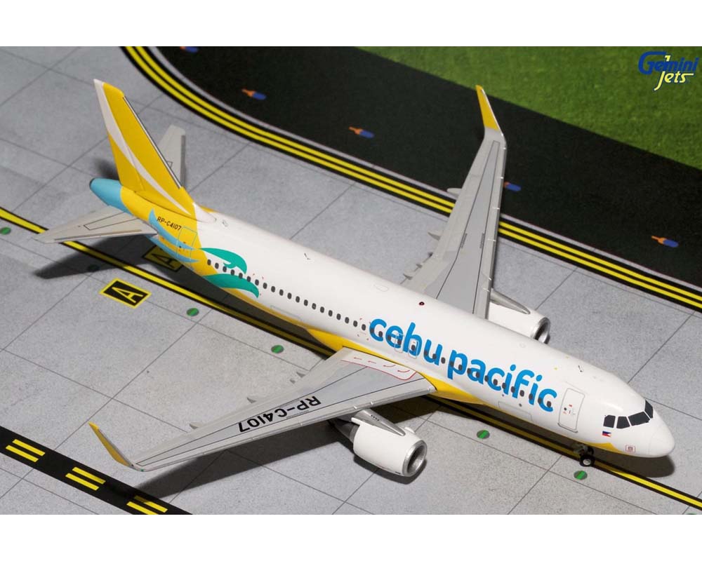 Cebu Pacific Airbus A320 RP-C4107 Gemini Jets CEBU4320 Scale 1:400