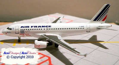 www.JetCollector.com: Aeroclassics AIR FRANCE A319 F-GRHD 1:400