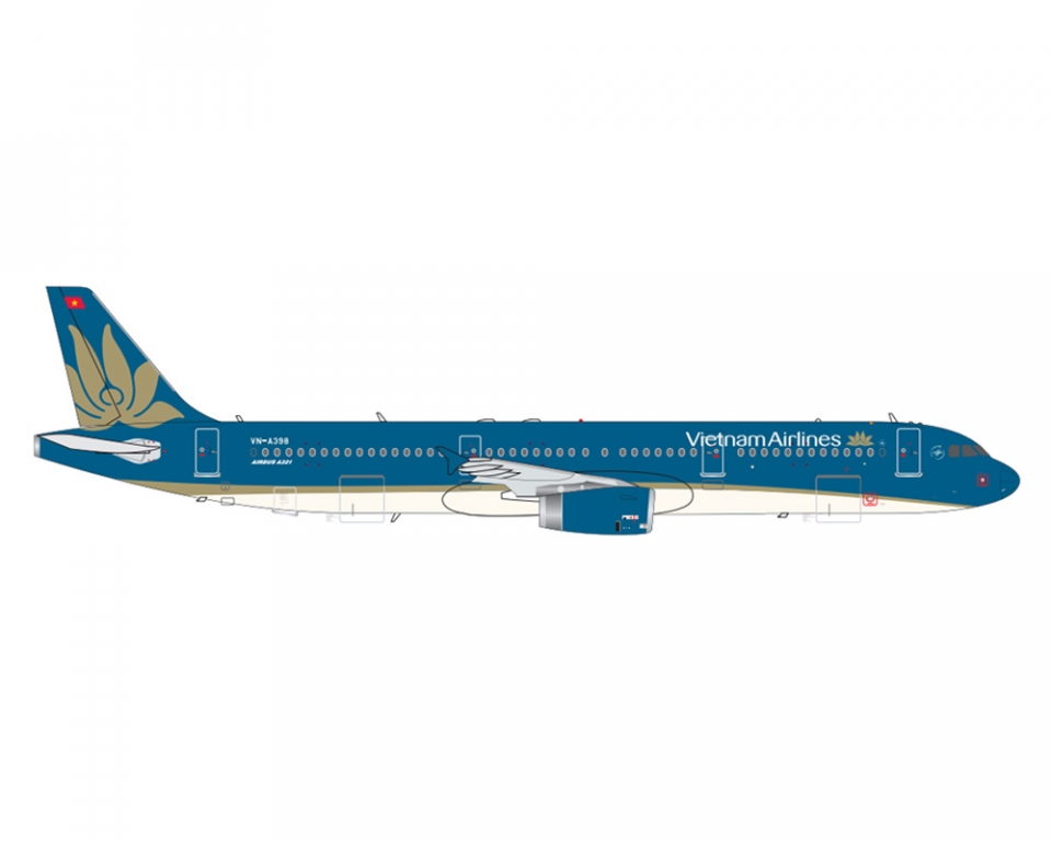 www.JetCollector.com: Vietnam A321-200 (New Livery VN-A398 1:200