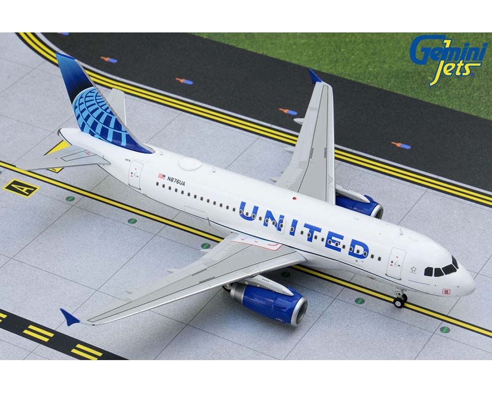 www.JetCollector.com: United Airlines A319 N876UA 1:200 GeminiJets
