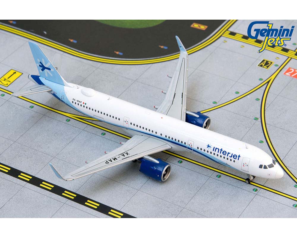 www.JetCollector.com: Interjet A321neo XA-MAP 1:400 GeminiJets