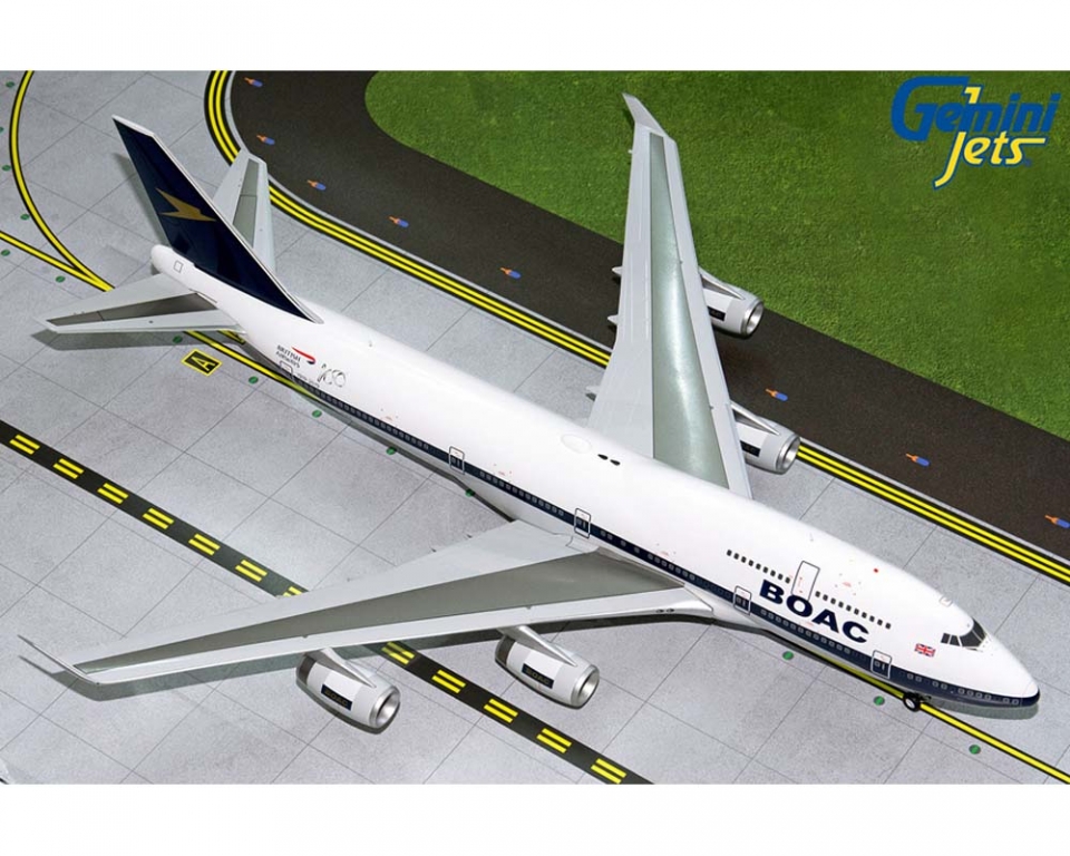 Gemini 1/400 B747-400 英国航空 BOAC塗装 www.JetCollector.com: GEMINIJETS BRITISH AIRWAYS B747-400 BOAC