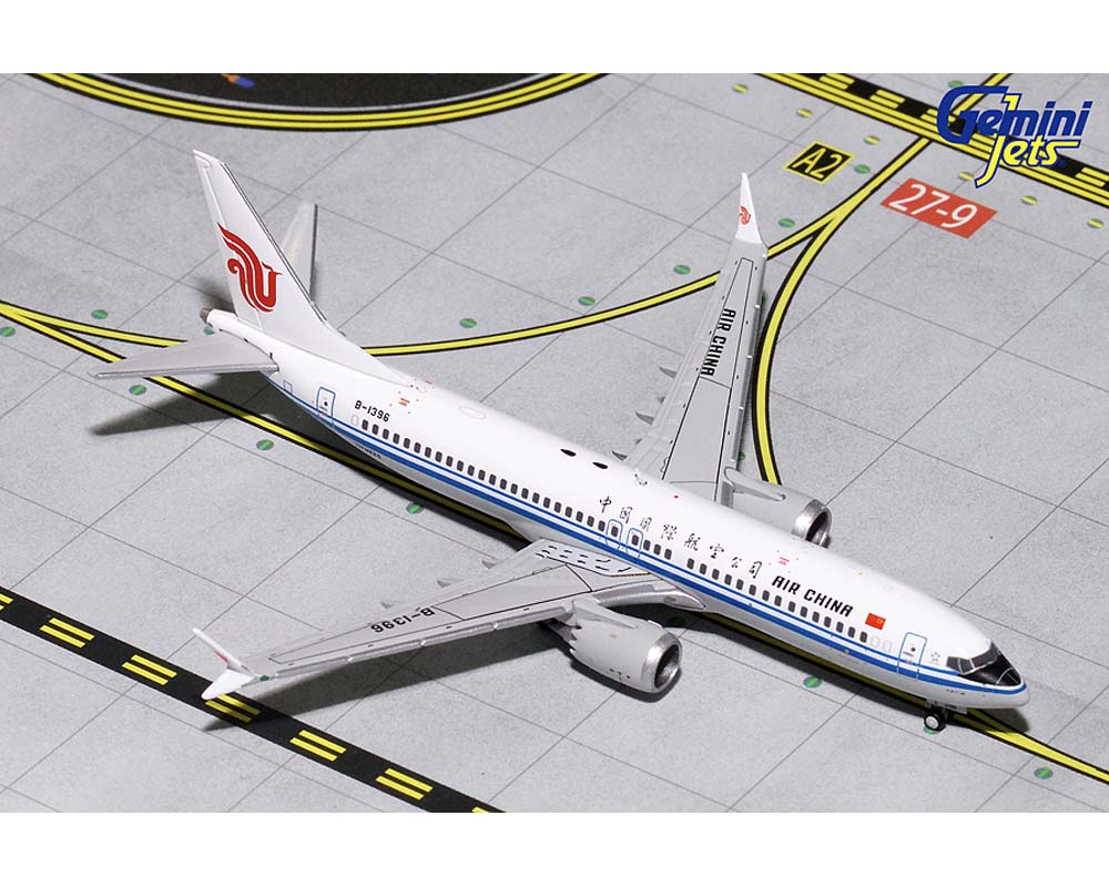 www.JetCollector.com: Air China B737 MAX8 B-1396 1:400 GeminiJets
