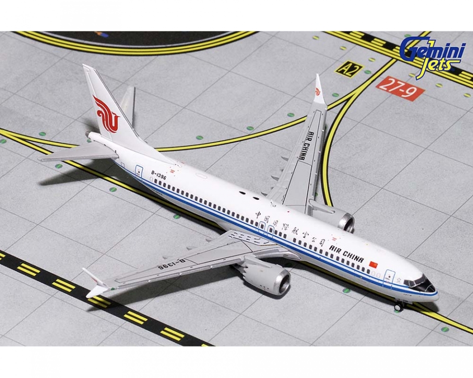 www.JetCollector.com: Air China B737 MAX8 B-1396 1:400 GeminiJets
