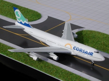 Corsair "Sun" B747-300 F-GSUN 1:400 GeminiJets GJCRL347