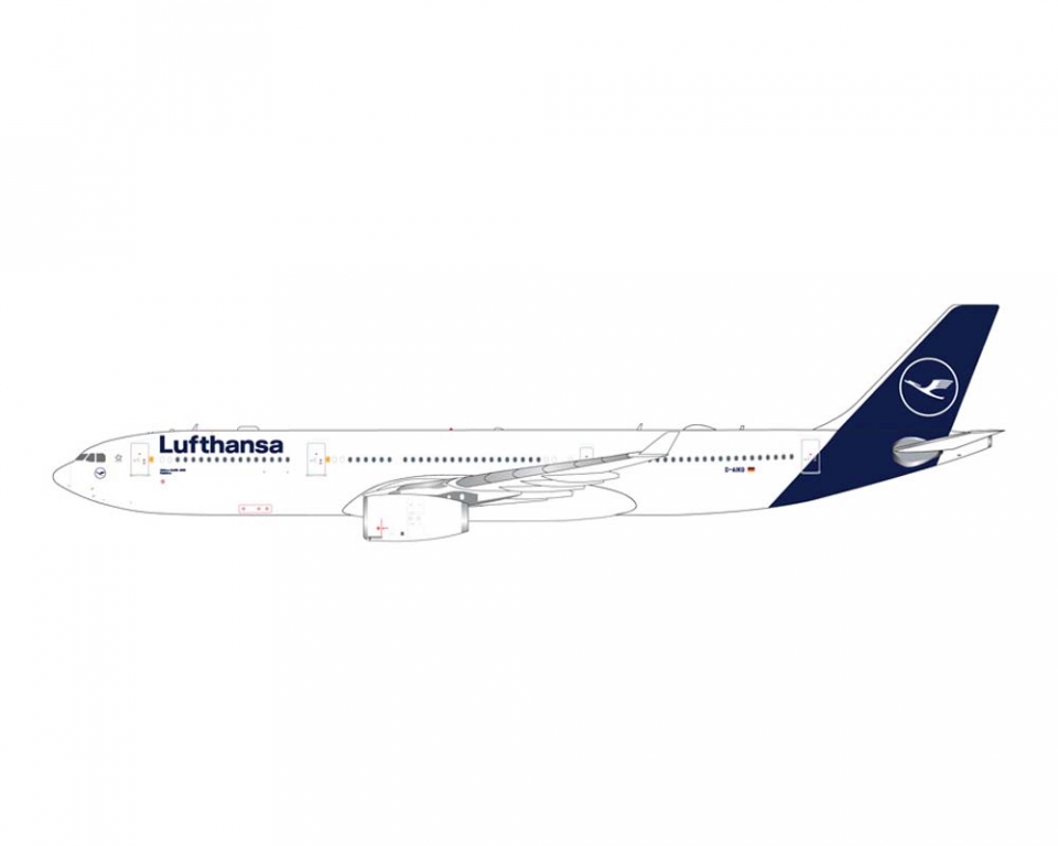 www.JetCollector.com: GEMINIJETS LUFTHANSA Airbus A330-300 NEW