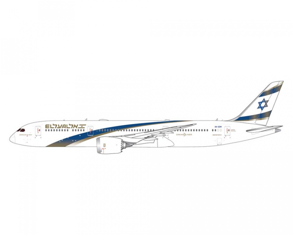 Mina Daimon al-andalus JPCOシリーズ9 www.JetCollector.com: GEMINIJETS EL AL B787-9 Jerusalem of Gold 4X